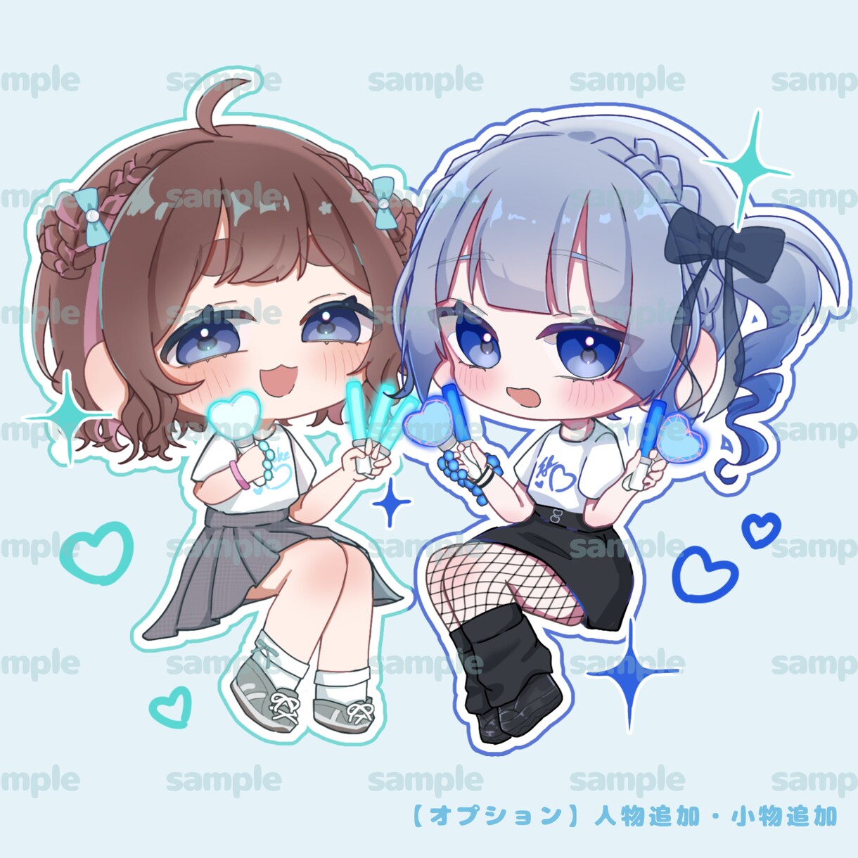 可愛いミニキャラを描きます アイコンからグッズ、サムネイルまで使えるイラストを制作します イメージ6
