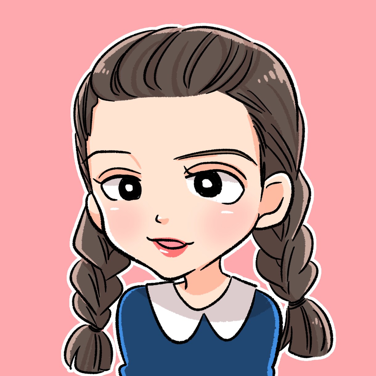 ポップ！イラスト風！な似顔絵アイコン描きます SNS用アイコンなどにご利用いただけます！ イメージ7
