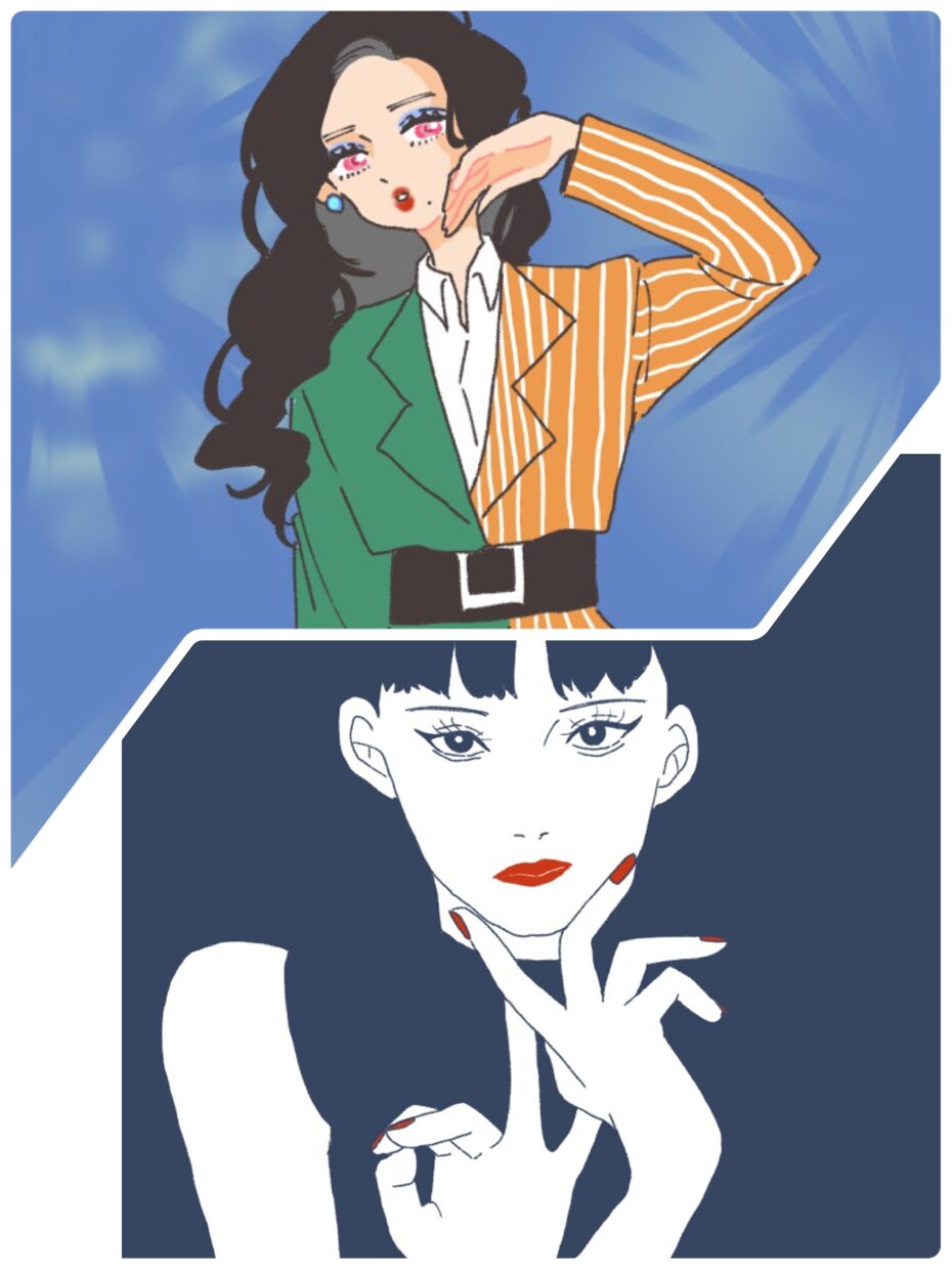 どなたでも！似顔絵や、日常の数コマ漫画など描きます 似顔絵も！お気に入りの服や憧れの服を絵の中で着れる！ イメージ10