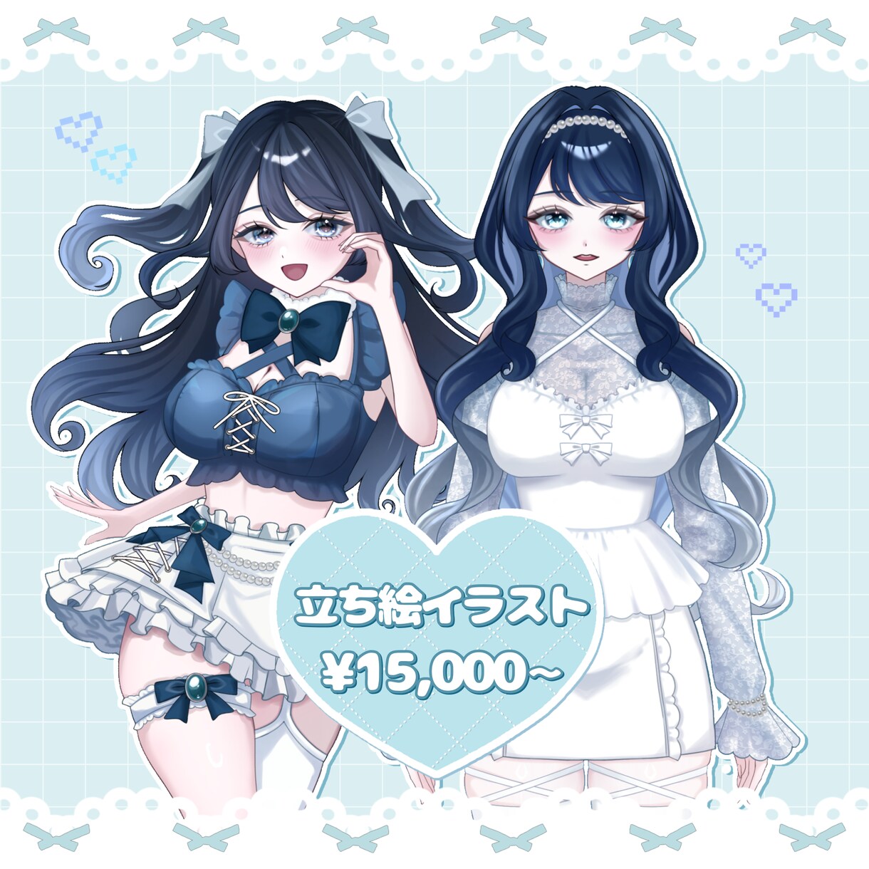 Vtuber・Vliver様の立ち絵制作いたします 理想の立ち絵イラスト制作致します！ イメージ1