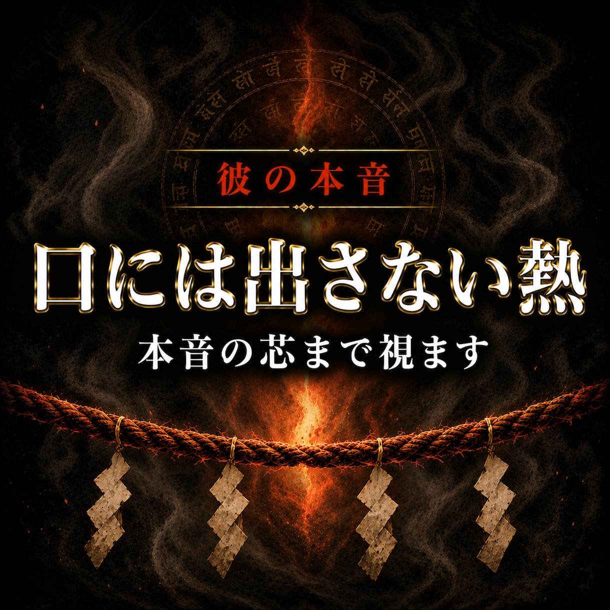 彼の本音と、縁が止まっている理由を霊視します 縁熾霊視で、本音の先にある滞りまで視ます イメージ1