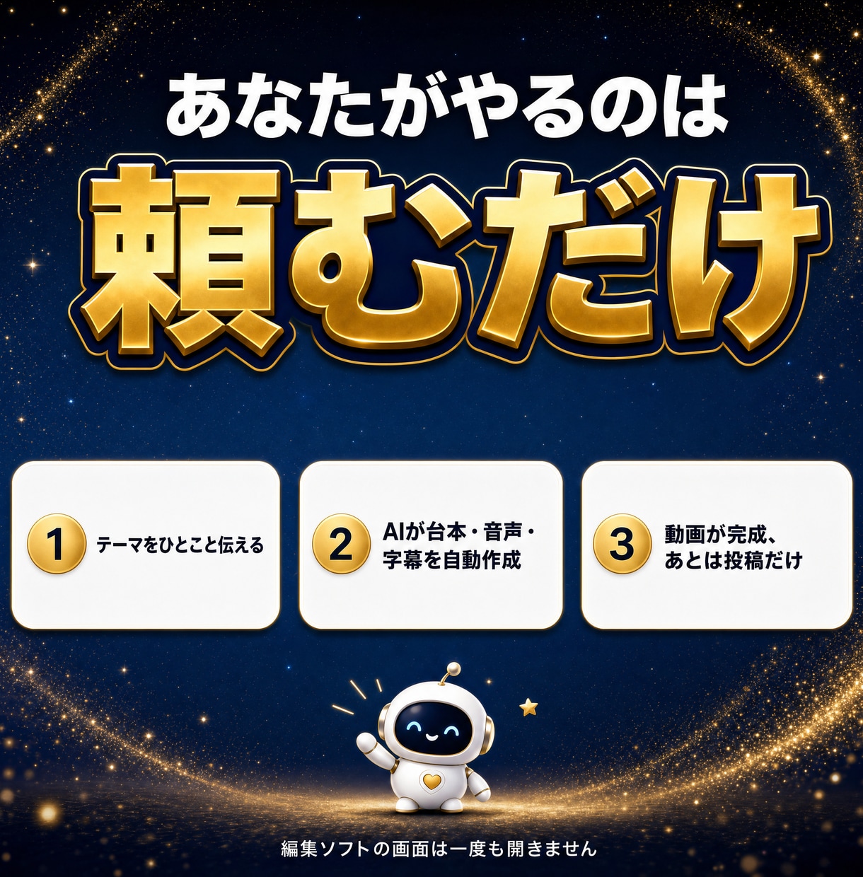 AIに任せるショート動画の作り方教えます 台本→音声→完成MP4まで自動化|検証済みスキル同梱 イメージ2