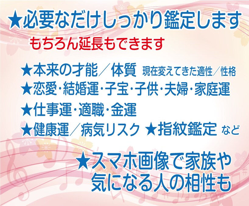 手相鑑定歴35年、3万人以上のプロが占います 資質、知りたい運勢を観ます（購入後電話前に手相画像添付必要） イメージ2
