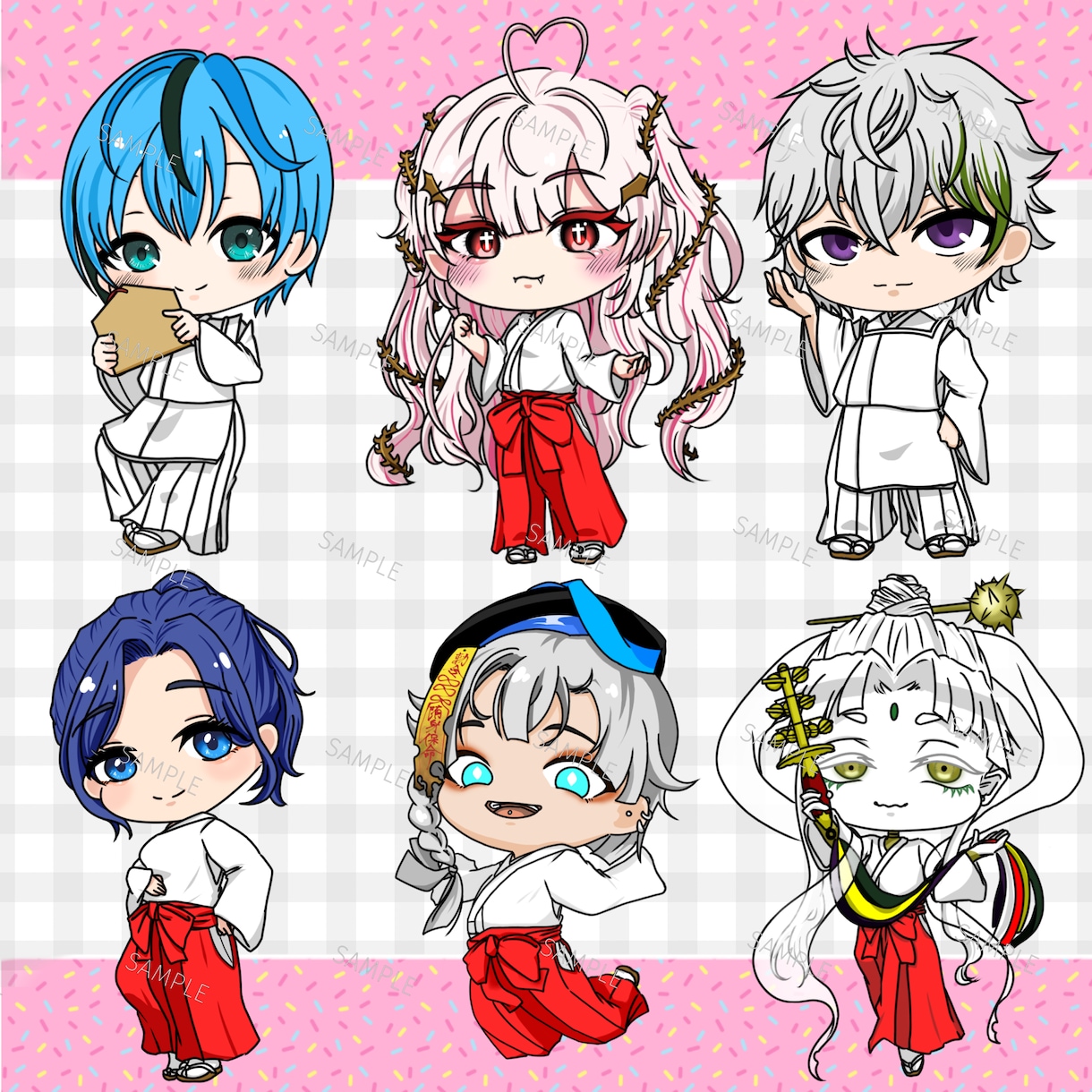かわいいちびキャラお描きします SNSアイコンやブログ、グッズ、立ち絵などに！商用可☺︎ イメージ10