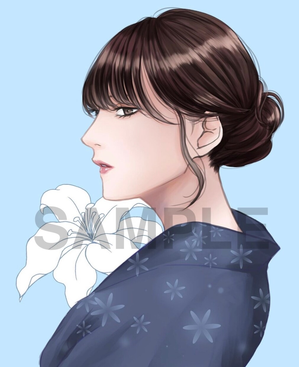 綺麗めイラストでご希望のアイコンお描きします TwitterやYouTube等のアイコン制作します！ イメージ2