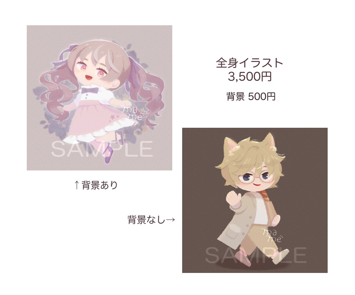 クレヨンタッチのほんわかイラスト描きます アイコン、プレゼント用など、用途に合わせた優しいイラスト イメージ3