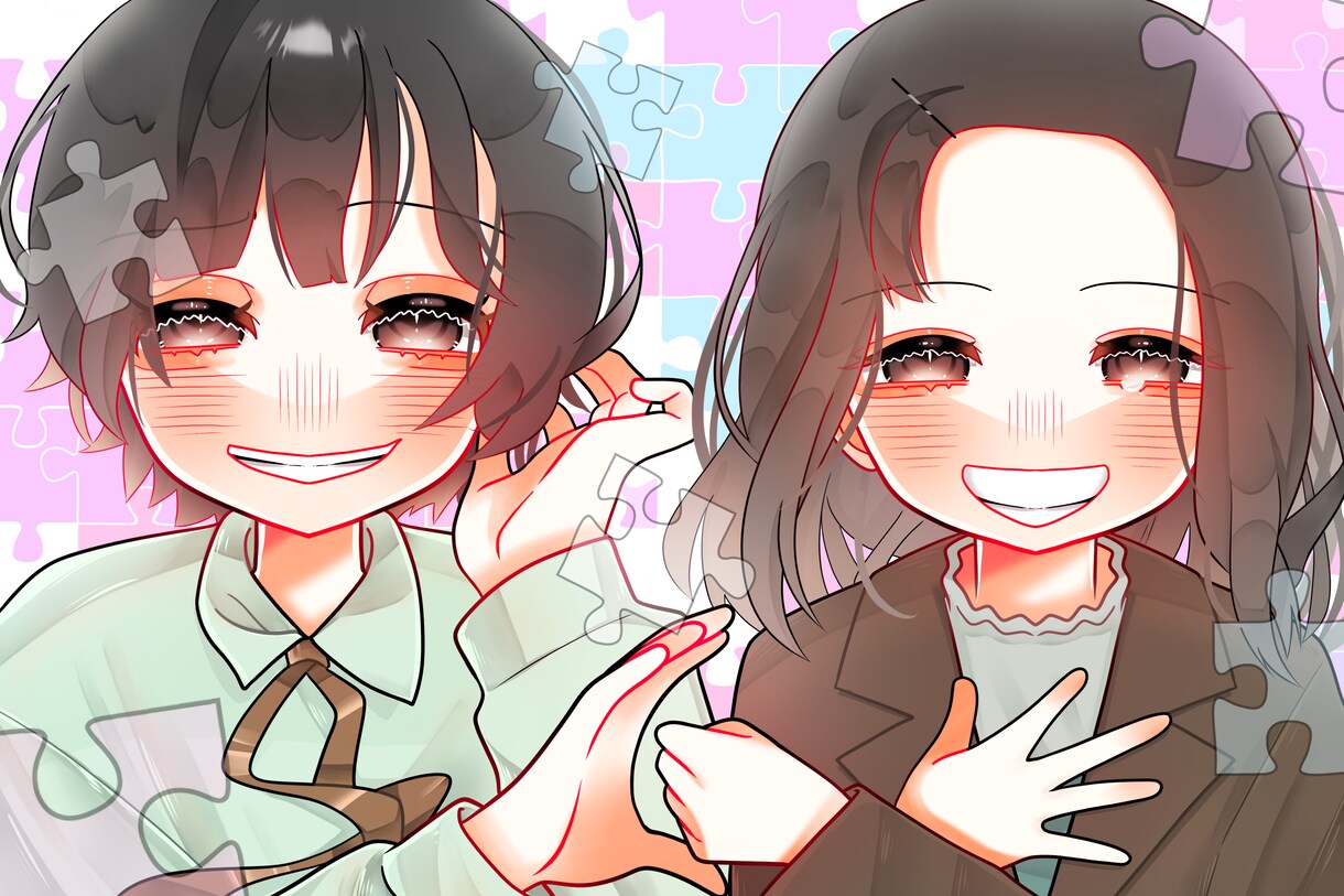 最安1000円！アイコン・立ち絵・イラスト描きます SNSアイコン、歌ってみた一枚絵、IRIAM用立ち絵など！ イメージ1