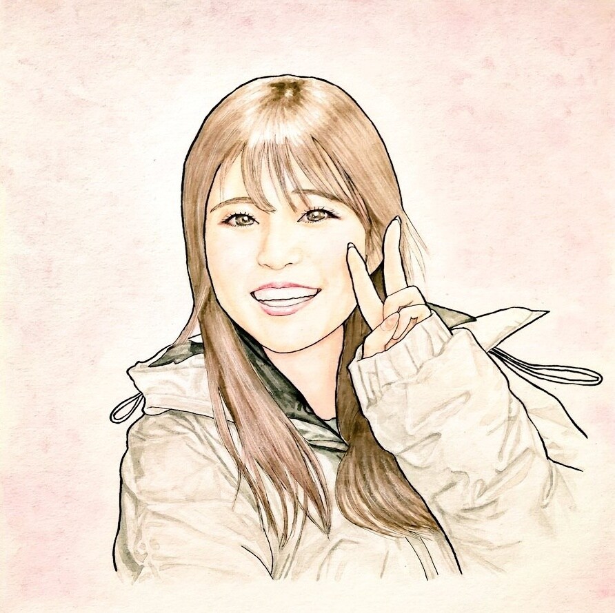 プレゼントや家族に可愛い似顔絵をお描きします 結婚記念❀感謝の気持ち♡アイコン☆思い出などにおススメ❦ イメージ2