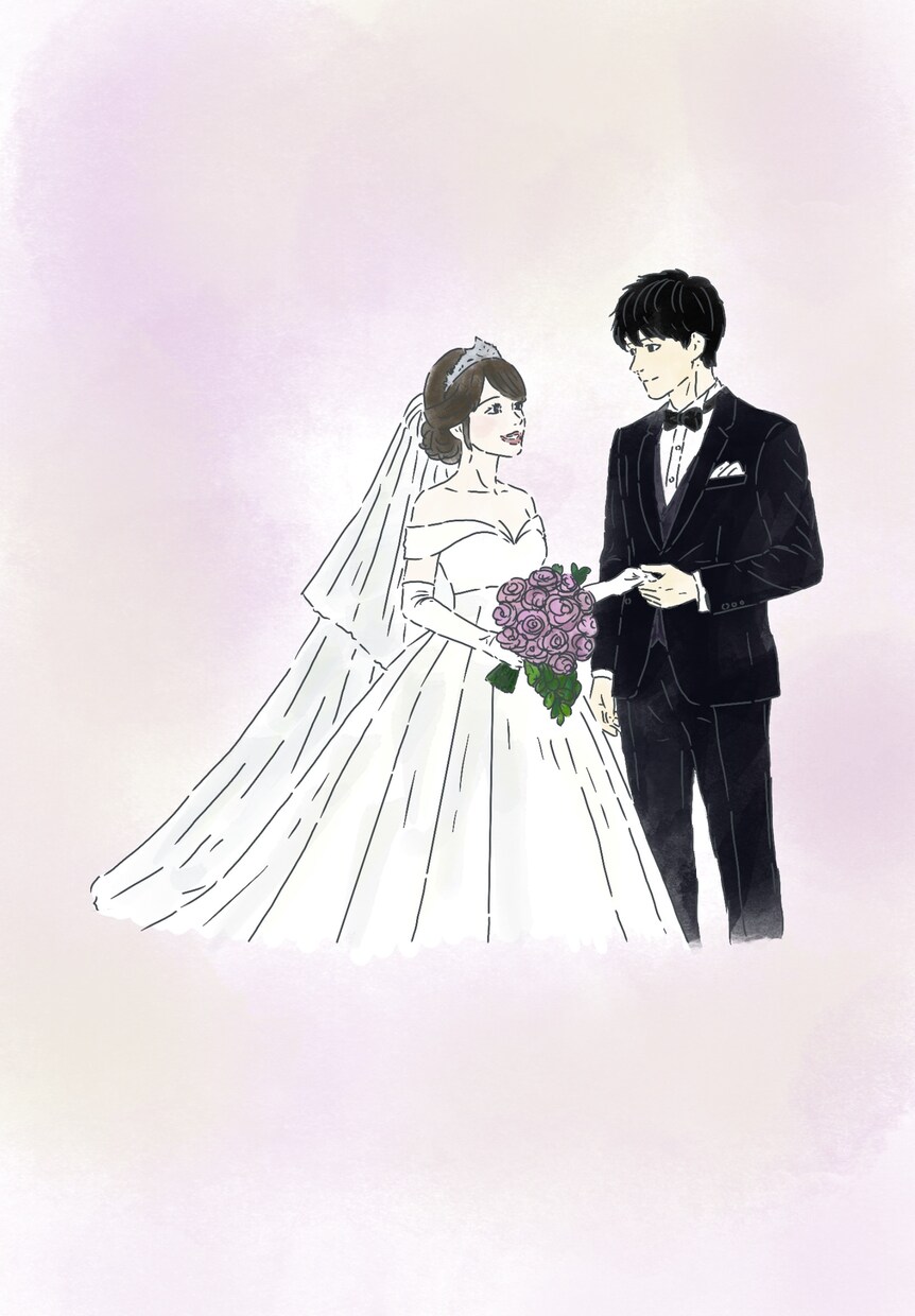 ライフイベントにぴったりなイラストを描いております 水彩や柔らかいペンを使用したデジタルアートになっております！ イメージ2