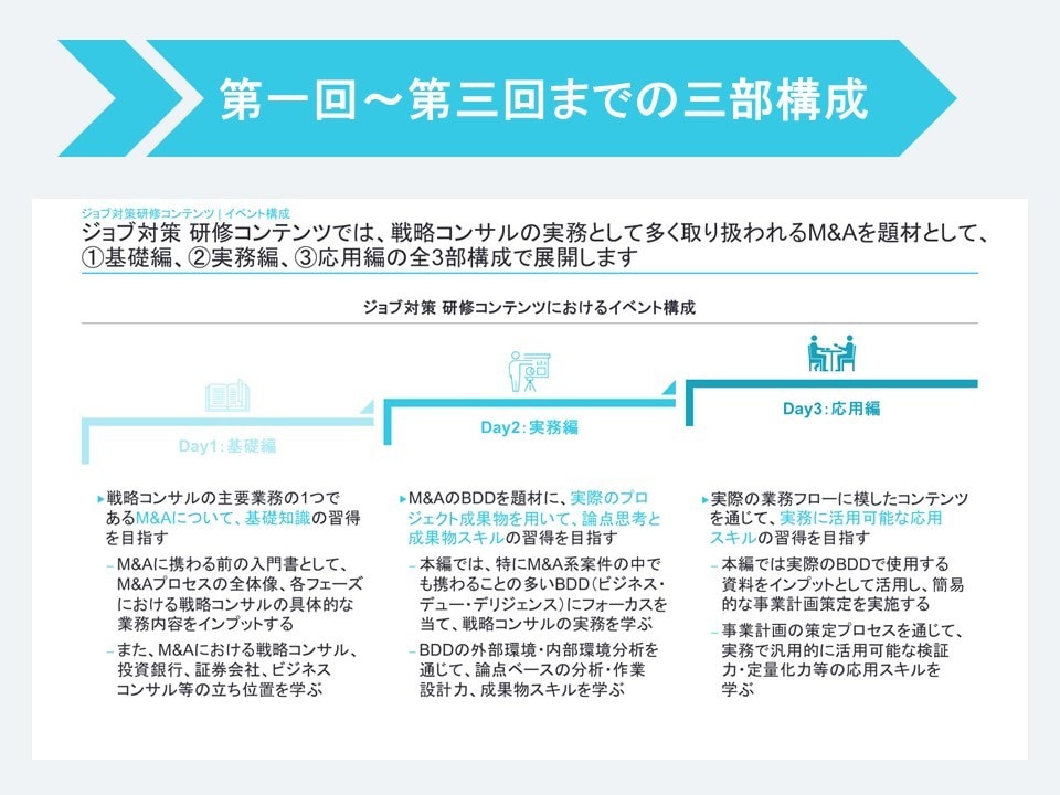 基礎編：外資戦略コンサル在籍者がジョブ対策します ※資料送付のみ（対話型のジョブ対策は別途出品しております） イメージ2