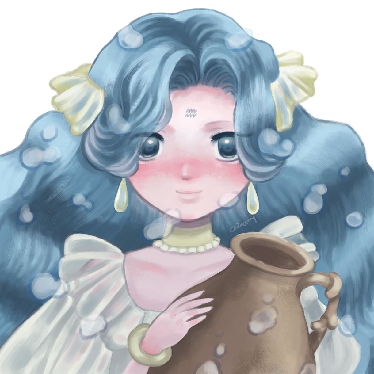 12星座モチーフ⭐︎イラストキャラデザします 厚塗り風デジタルイラスト納品！12星座からオーダーください イメージ1