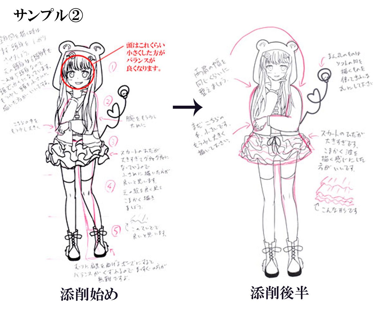 絵の添削をいたします 細やかなアドバイスで高評価いただいております イメージ3
