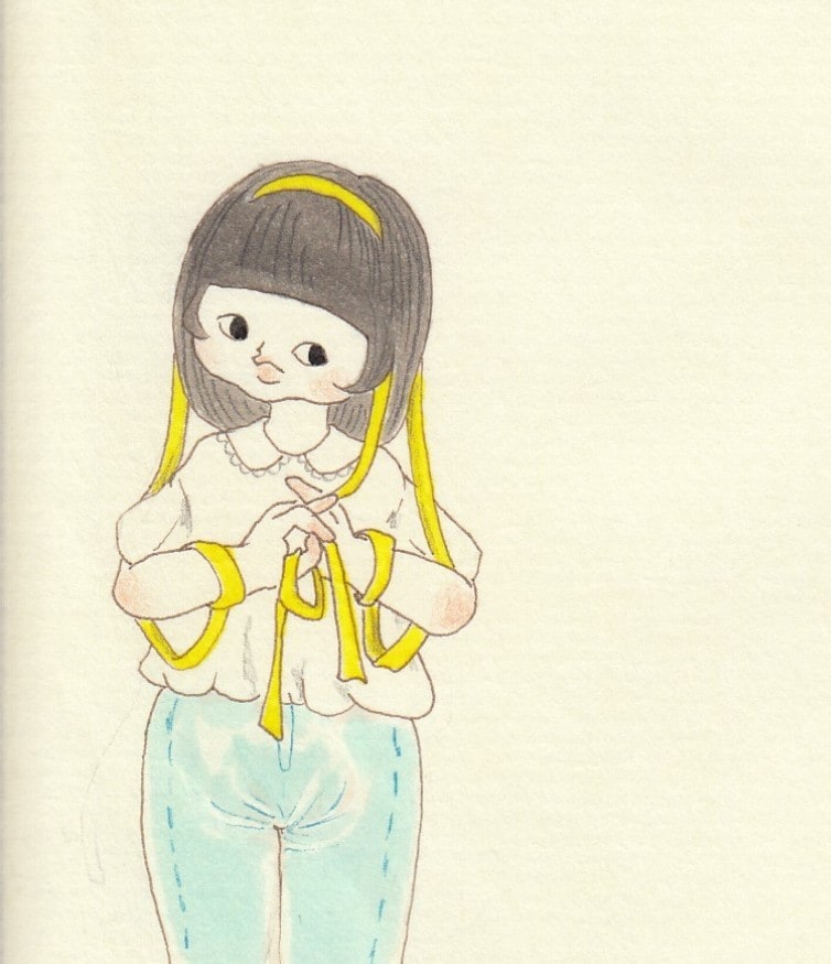 爽やかレトロな女の子かきます 手描きでほんわかナチュラルなイラスト描きます！！ イメージ2