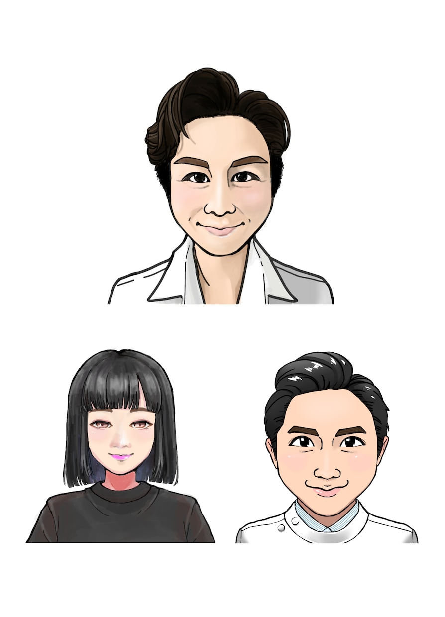 SNS/ブログ用、アイコン作成いたします 。デフォルメからリアルまで対応いたします イメージ1