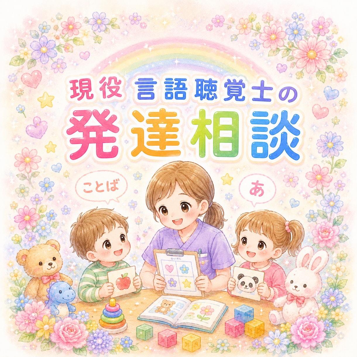簡易的発達評価とご家庭でできる訓練を提案します お困りごとや希望をお聞きして目標に合わせた訓練を提示します。 イメージ1