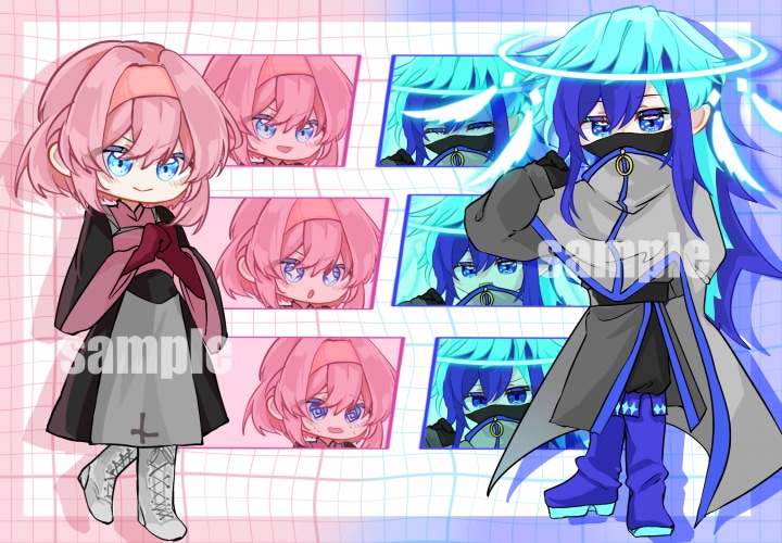 商用利用可‼️SDイラストと頭身立ち絵を描きます あなた専用のデフォルメ・頭身立ち絵を描きます イメージ4