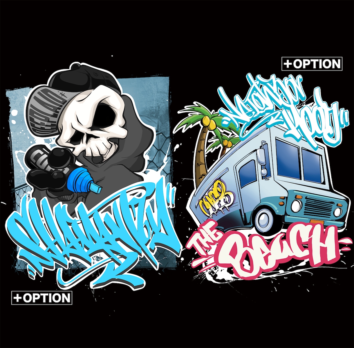 HIPHOP・グラフィティーデザイン描きます ストリートのイラストをお求めの方にお勧め!!商用利用可 イメージ4