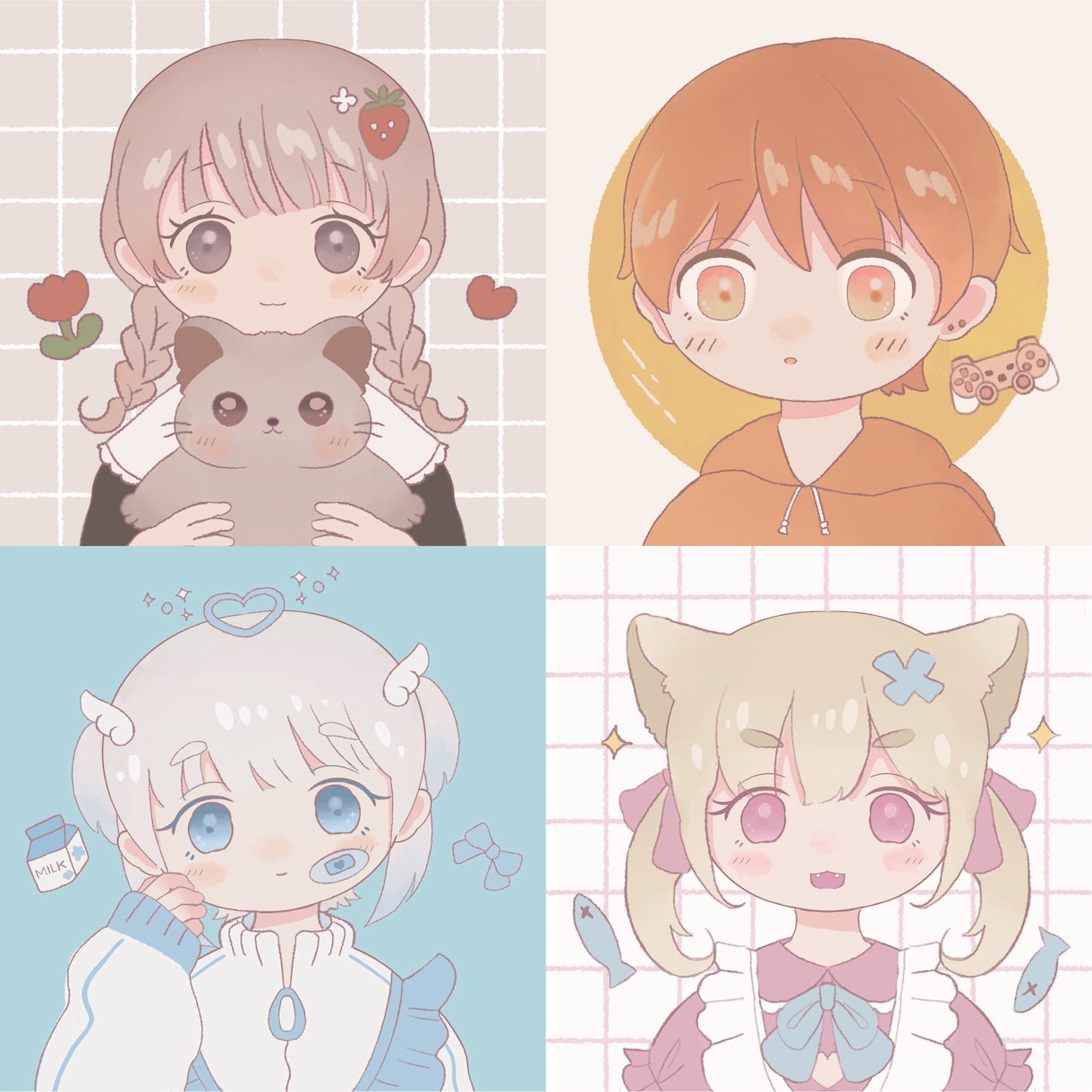 ゆるかわアイコンイラスト作成いたします シンプル小物2種無料 / 商用利用可能です！ イメージ6