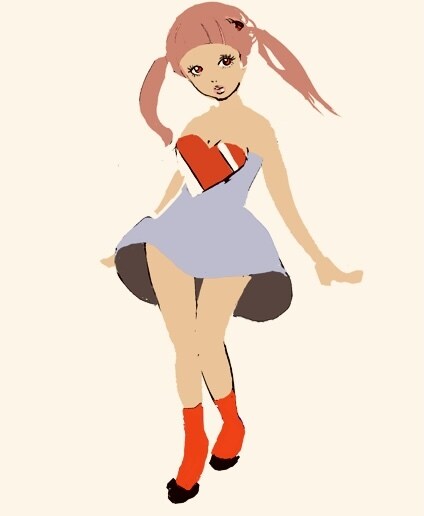 かわいいイラスト描きます モノトーンデッサンが好きな方へ。数食までなら着彩可能です。 イメージ4