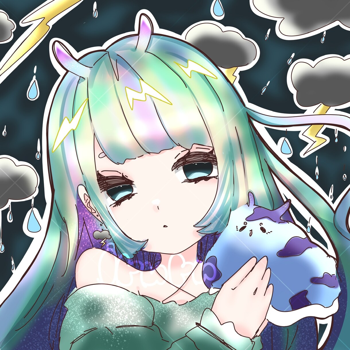 ゆるくて可愛いイラストを描きます デフォルトのイラストが得意です! イメージ1