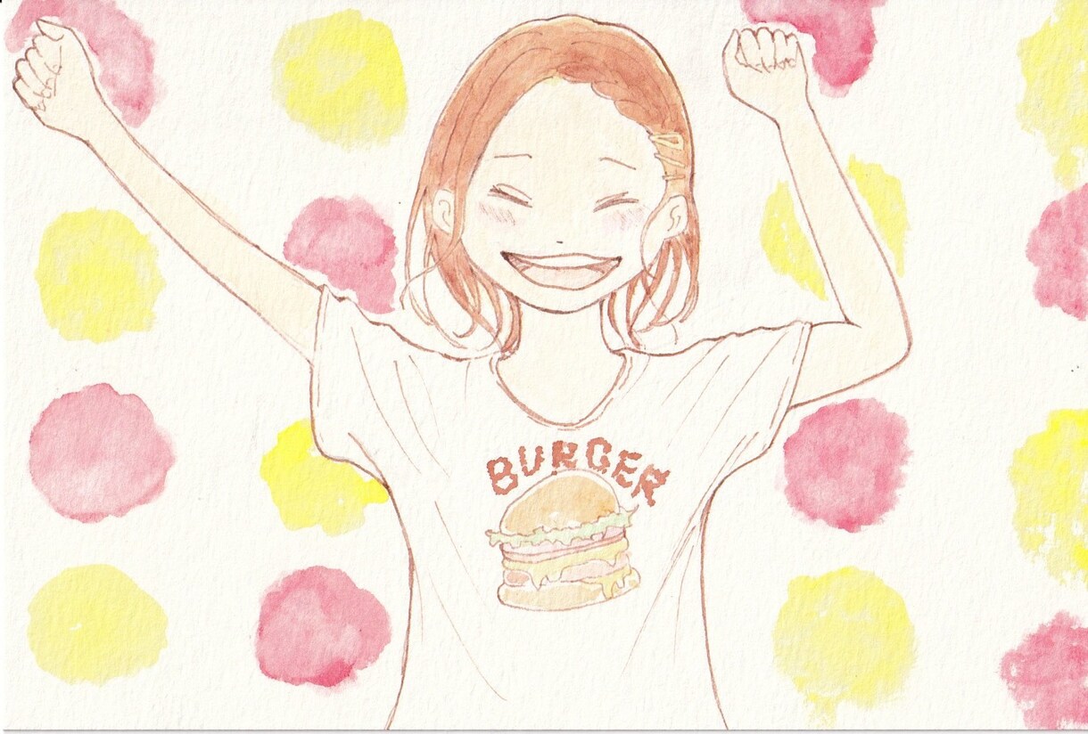 優しく淡い、女性的なアナログイラストお描き致します 優しく淡いイメージの人物のアナログイラストをお描きいたします イメージ3