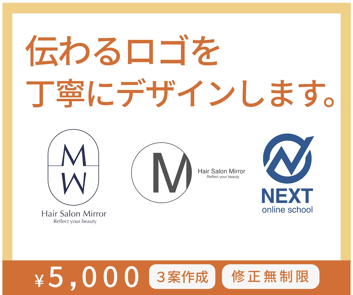 伝わるロゴを丁寧にデザインします 寄り添いながらつくるロゴデザイン イメージ1