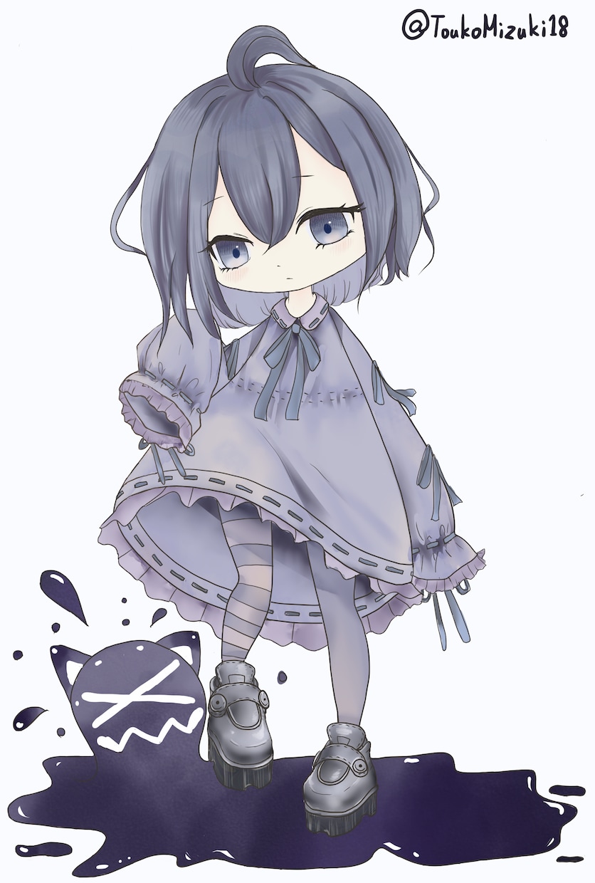 かわいい×ダークなデフォルメイラスト描きます 丸投げOK！衣装やポーズも一緒にご提案します イメージ2