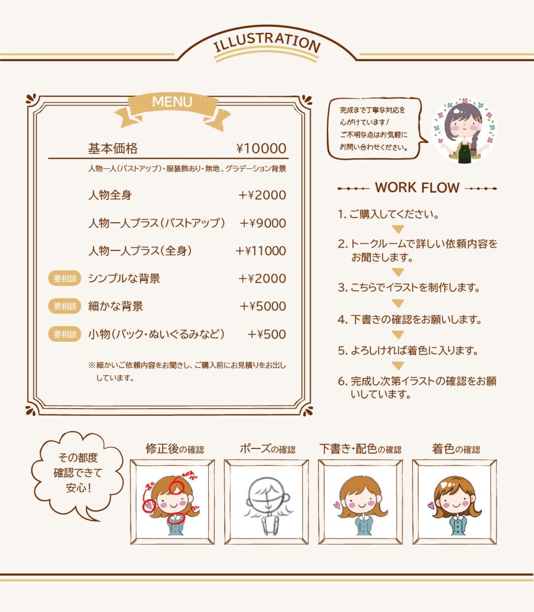 かわいい、かっこいいおしゃれなイラスト描きます オプションで人物、背景も追加可能！ イメージ9