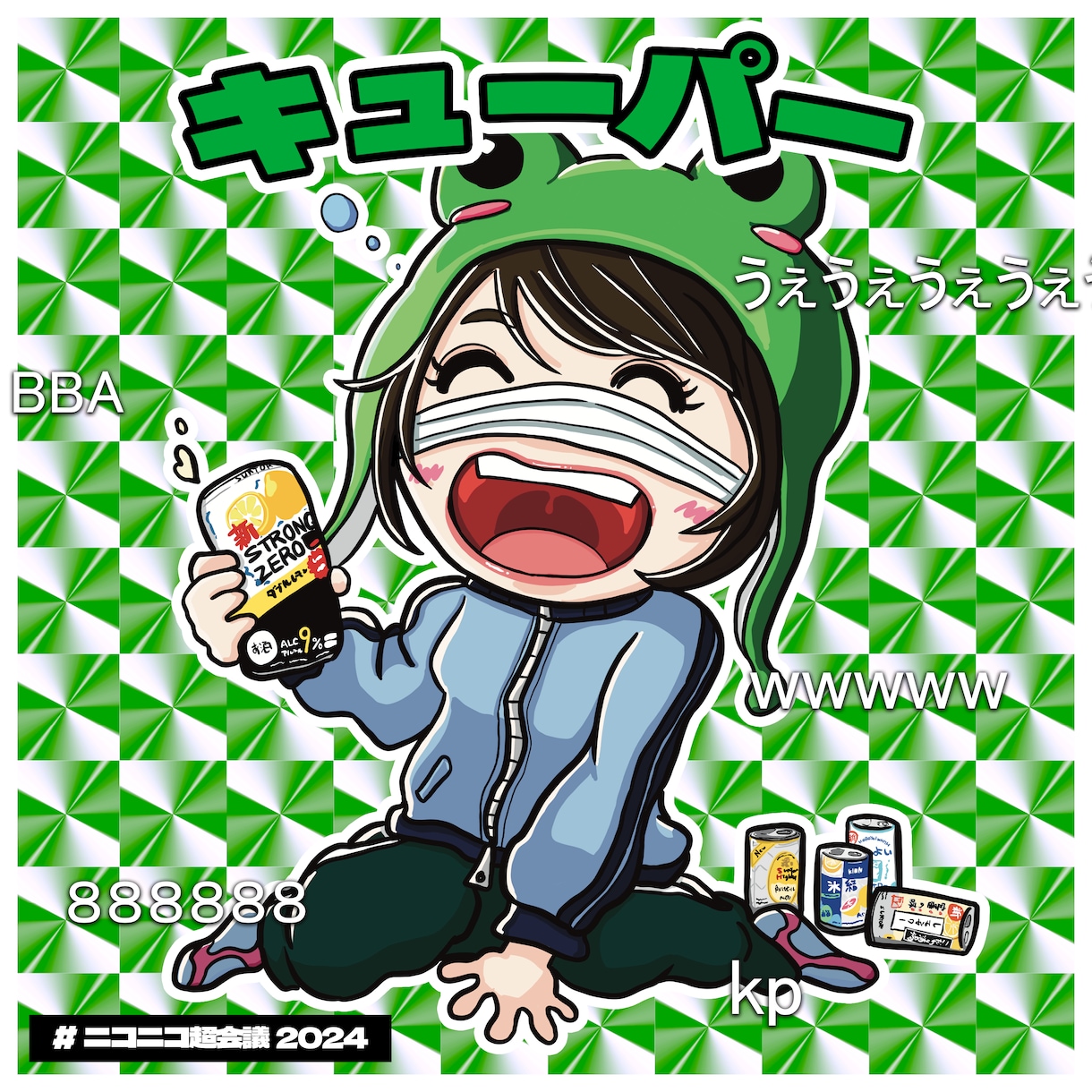 レトロおまけシール風の似顔絵イラスト描きます アイコンやプレゼント用など！誰でもお気軽にご相談ください！ イメージ6