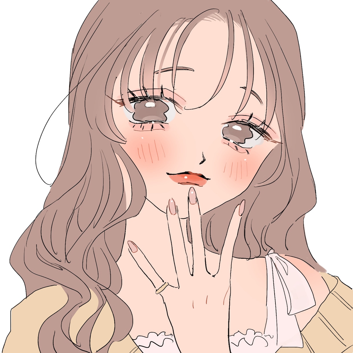 可愛くておしゃれなSNSアイコン制作いたします かわいい系からモード系、地雷系まで承ります！ イメージ2