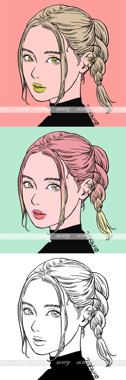 クール可愛いSNS用アイコン描きます 似顔絵でも、キャラクターでもOKです！ イメージ5
