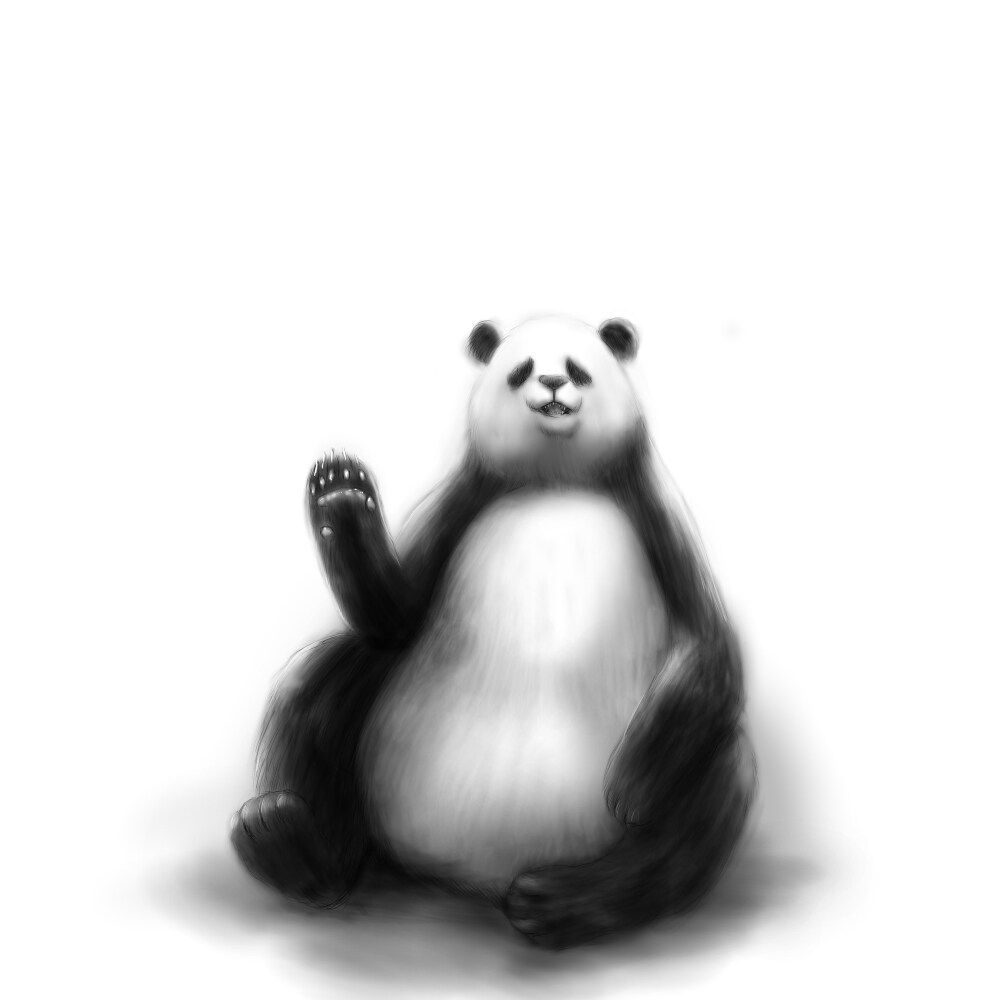 人物、動物などの白黒デジタルイラストをお描きします 想像上の生物でもオリジナル設定の何かでも大丈夫です イメージ3