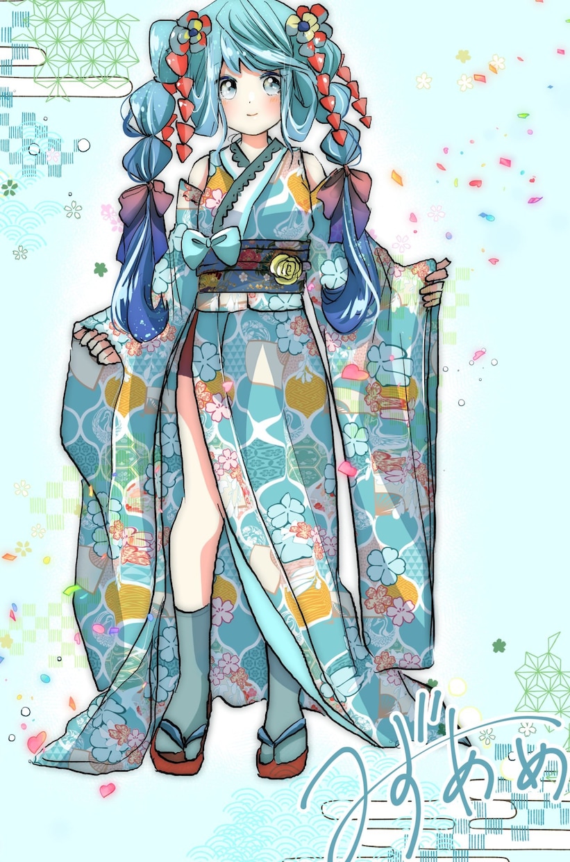 イラスト描きます キラキラした可愛い女の子描きます！ イメージ3