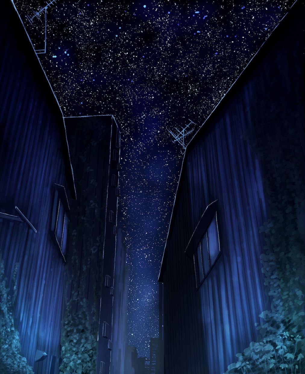 幻想的な星空のイラストを描きます プレゼントや動画内のイラストなどにご利用いただけます。 イメージ3