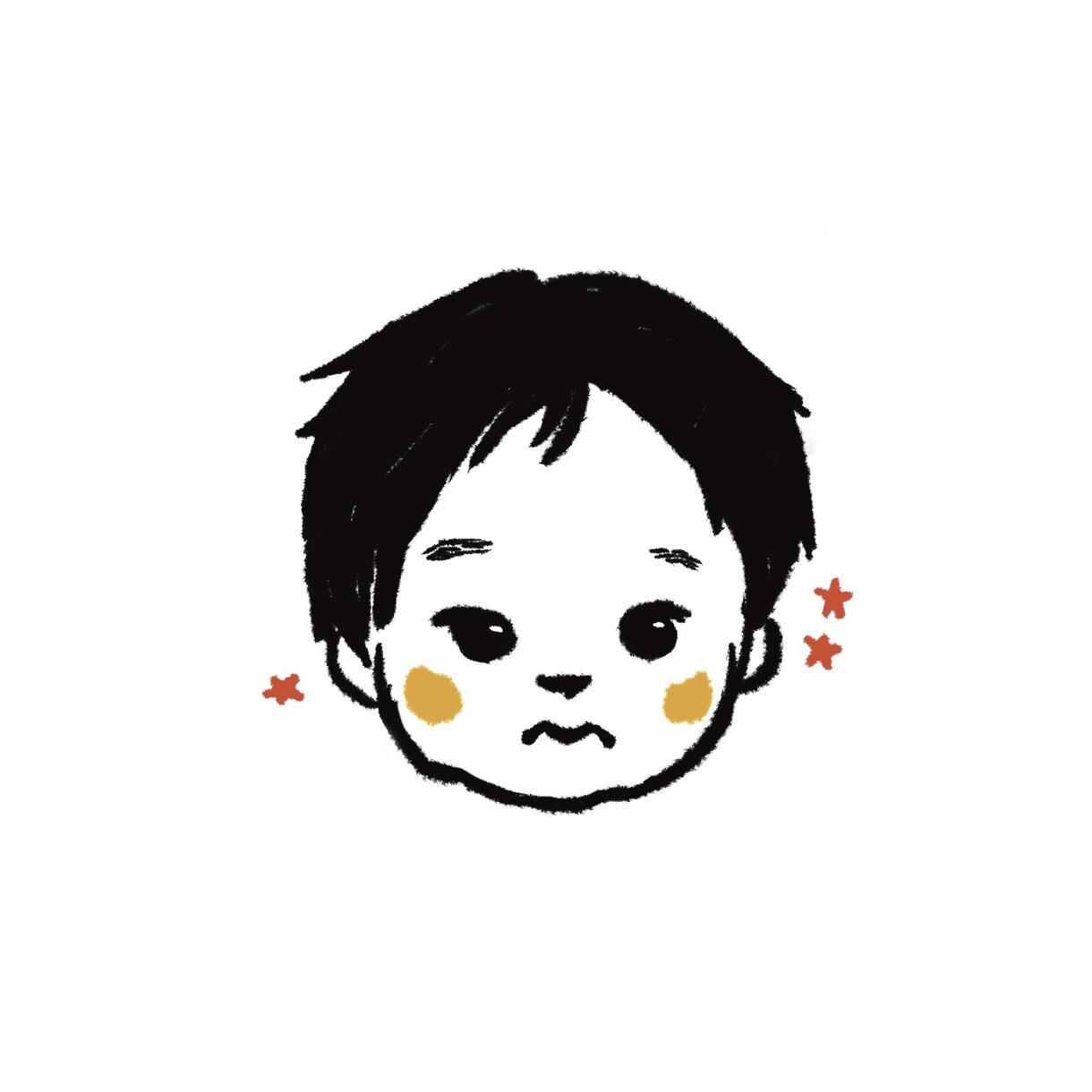 赤ちゃんの似顔絵描きます SNS向けのゆるふわ似顔絵を描きます！セットなら大人もOK イメージ3