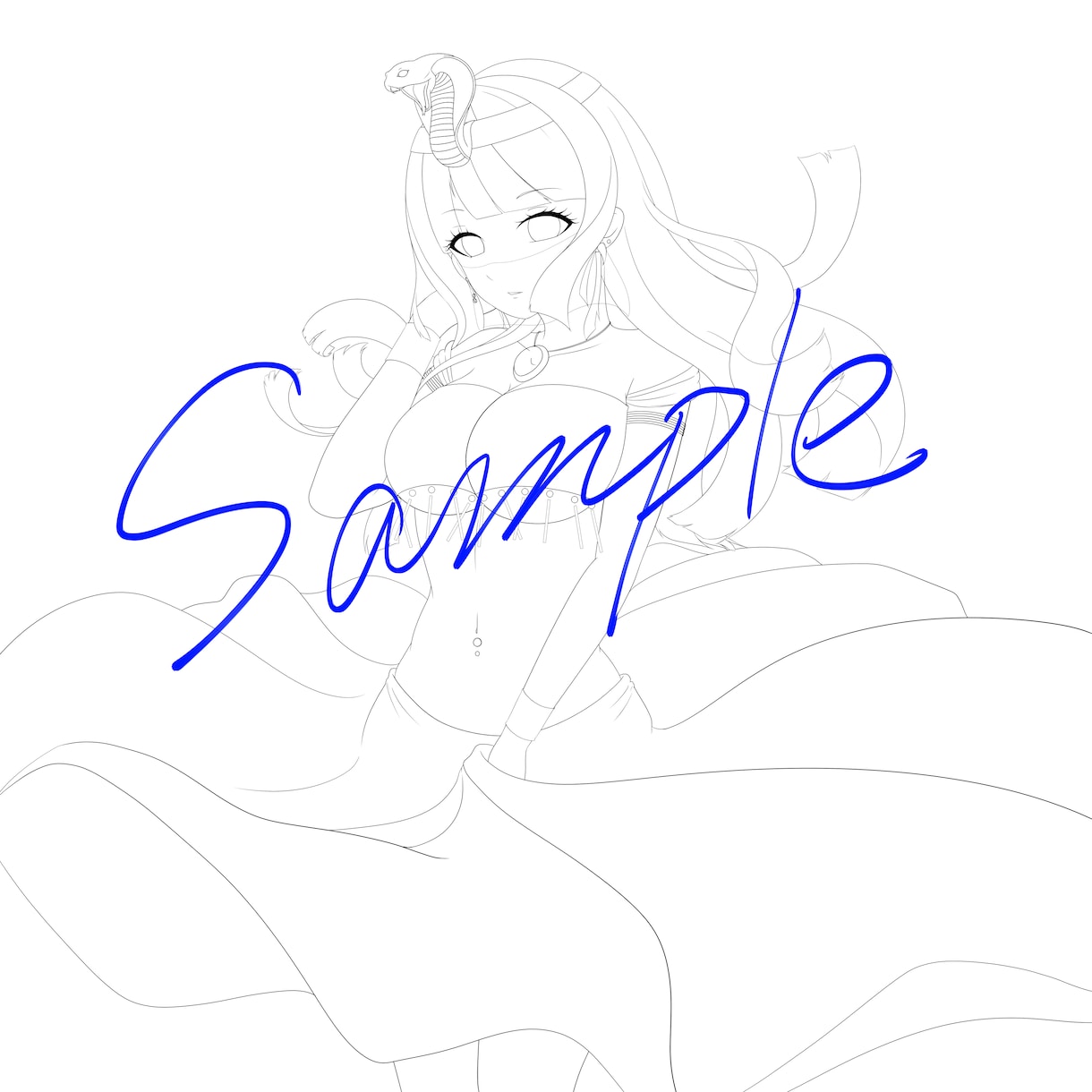 アナタが描いた手書きの絵をデジタル化します アナログで描いた物をデジタル化してネット等で使いたい方へ イメージ4