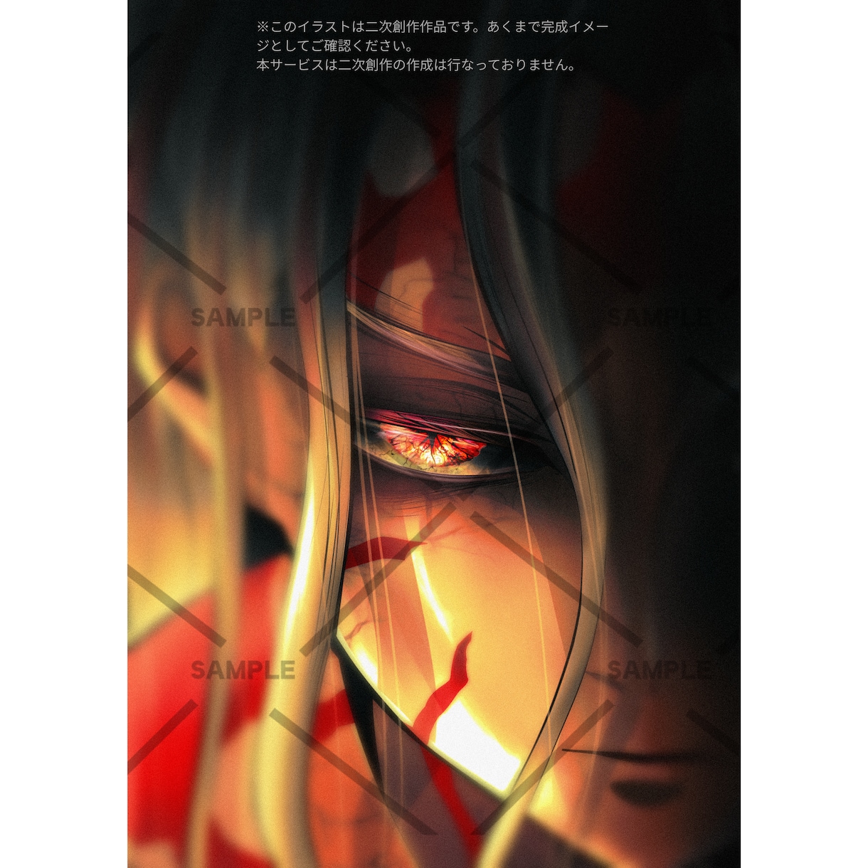 光強めの顔イラスト描きます 【ラフ案無制限・アイコン・キービジュアル・ポスター・MV等】 イメージ2