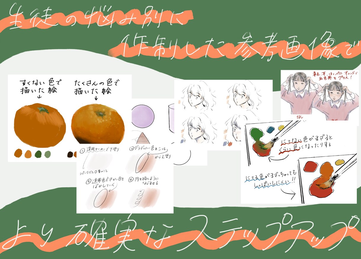 小〜中高生向け絵画・イラスト教えます 現役アートスクール講師が楽しくレッスンします イメージ3