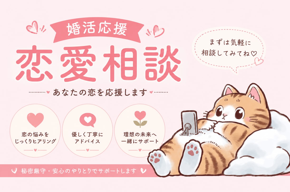 恋も婚活も優しくサポートします ＊霊視×タロット×四柱推命で占います＊3往復のお手紙鑑定です イメージ1