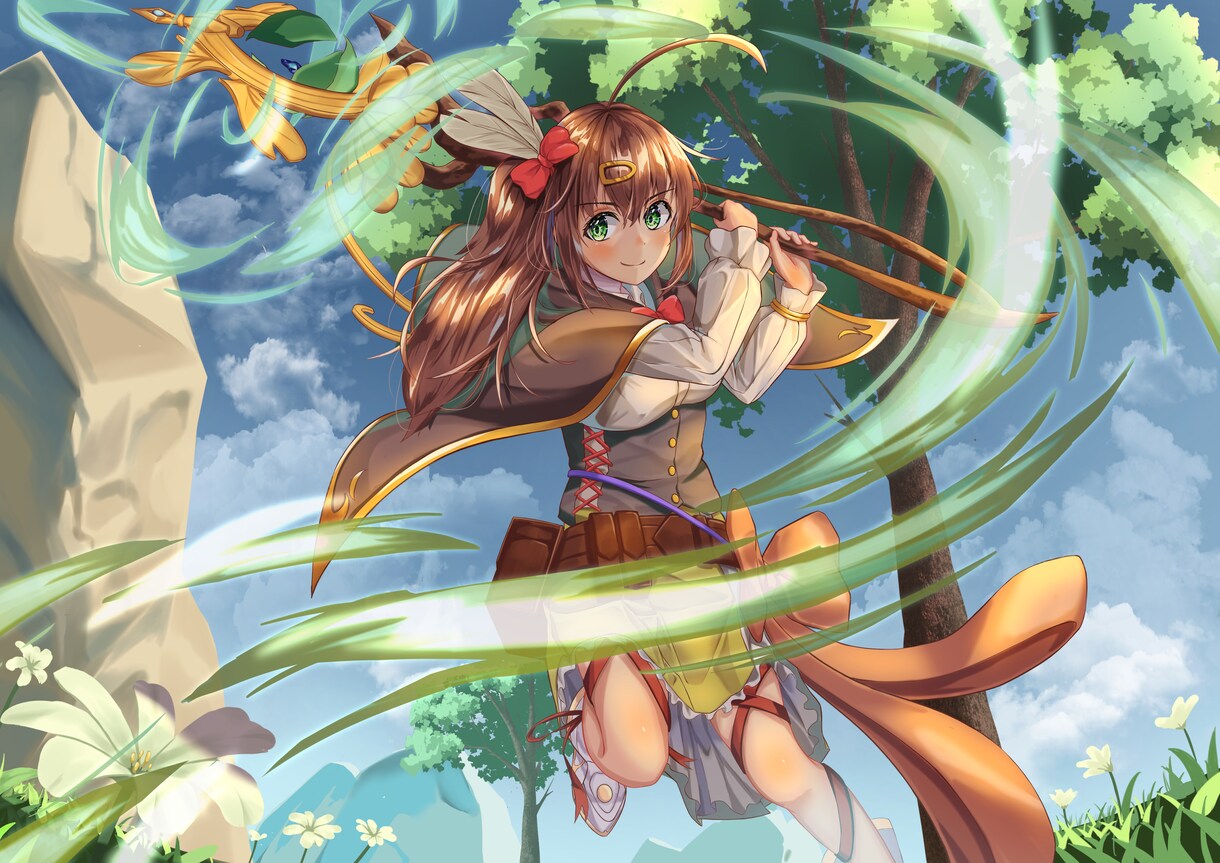 イラスト描きます 繊細な絵を描きます。ファンタジーと着物が得意です。 イメージ1