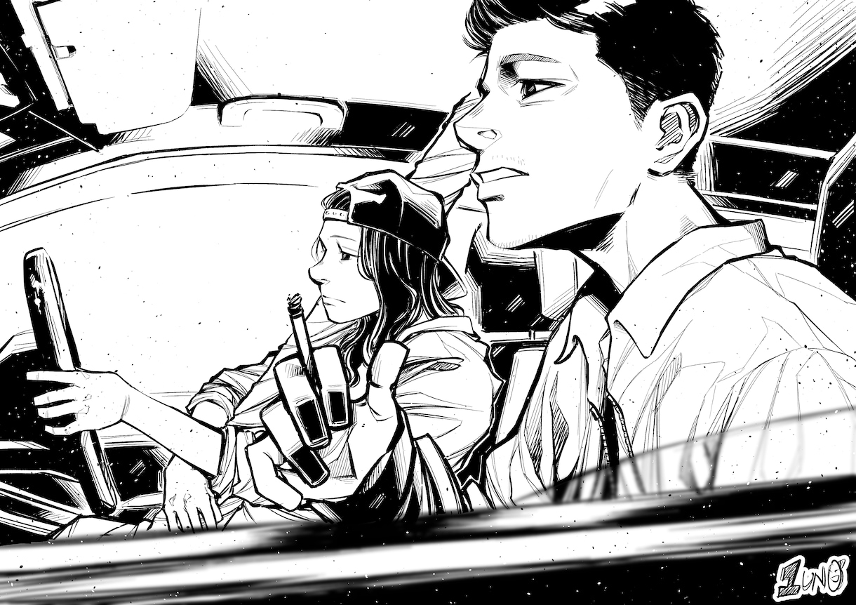 マンガ風イラスト制作いたします マンガ、アナログタッチの画風！似顔絵やプレゼント用にぜひ！ イメージ9