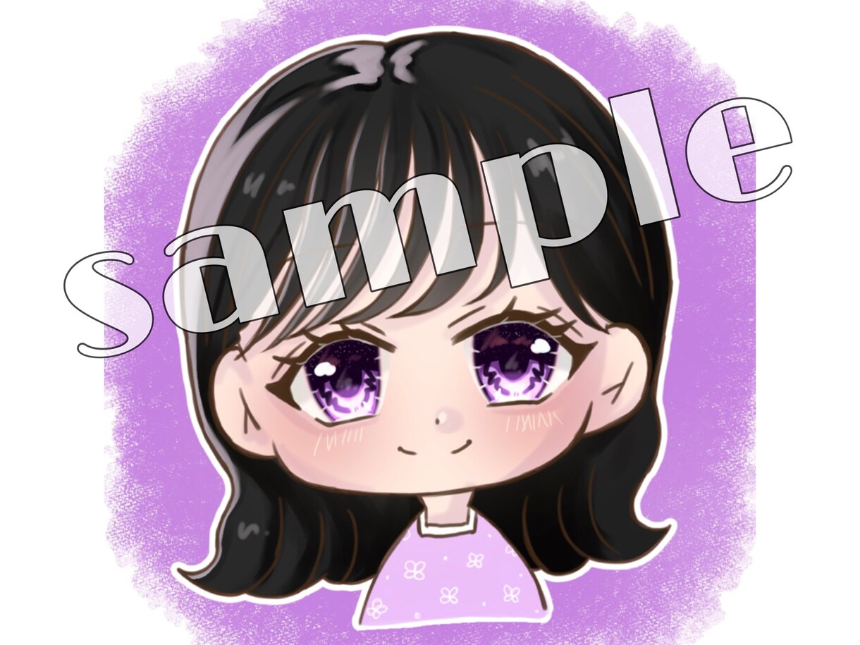 ゆるかわなSNSアイコン描きます あなた用のかわいいデフォルメイラスト描かせてください♪ イメージ2