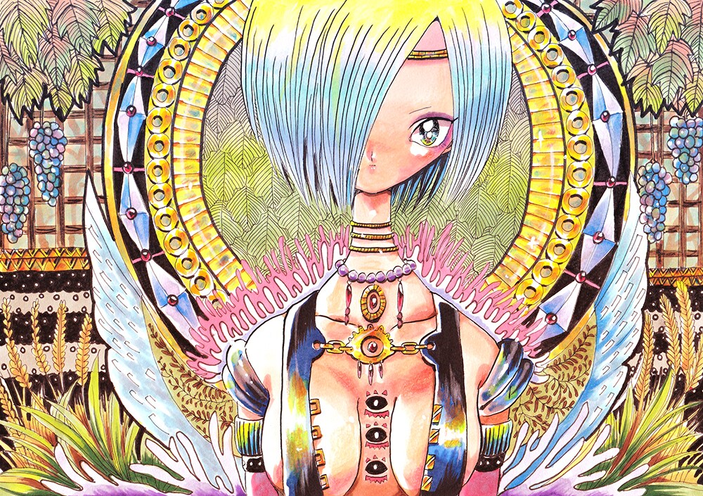 メルヘンでノスタルジックなコピックイラスト描きます メルヘンチックでノスタルジックで、ちょっとダークなイラストも イメージ2