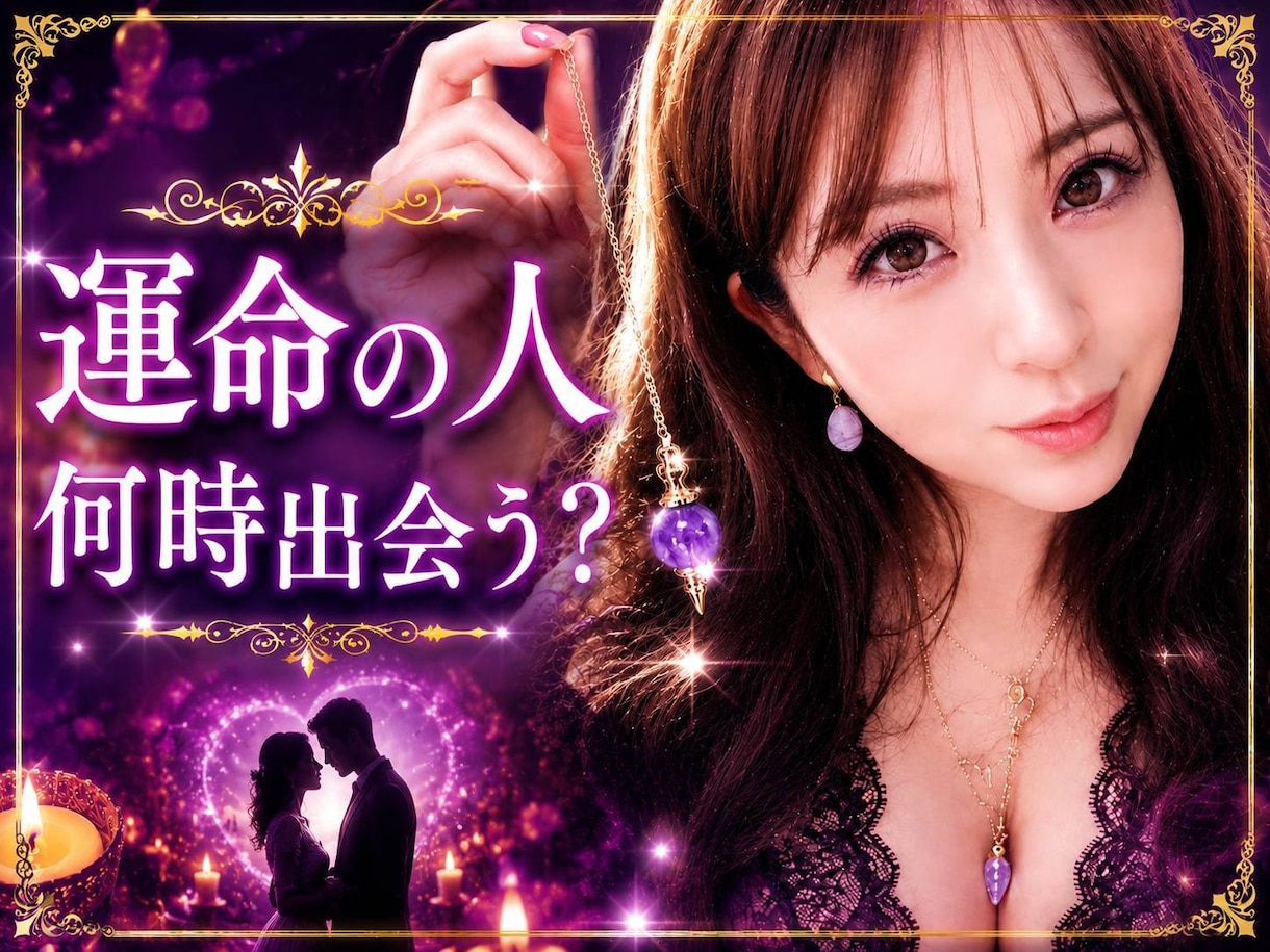 大人の恋❤️運命の人はどんな人❓いつ出会うを視ます 後悔、しない、未来を、照らします☆☆☆Happy‼️ イメージ1