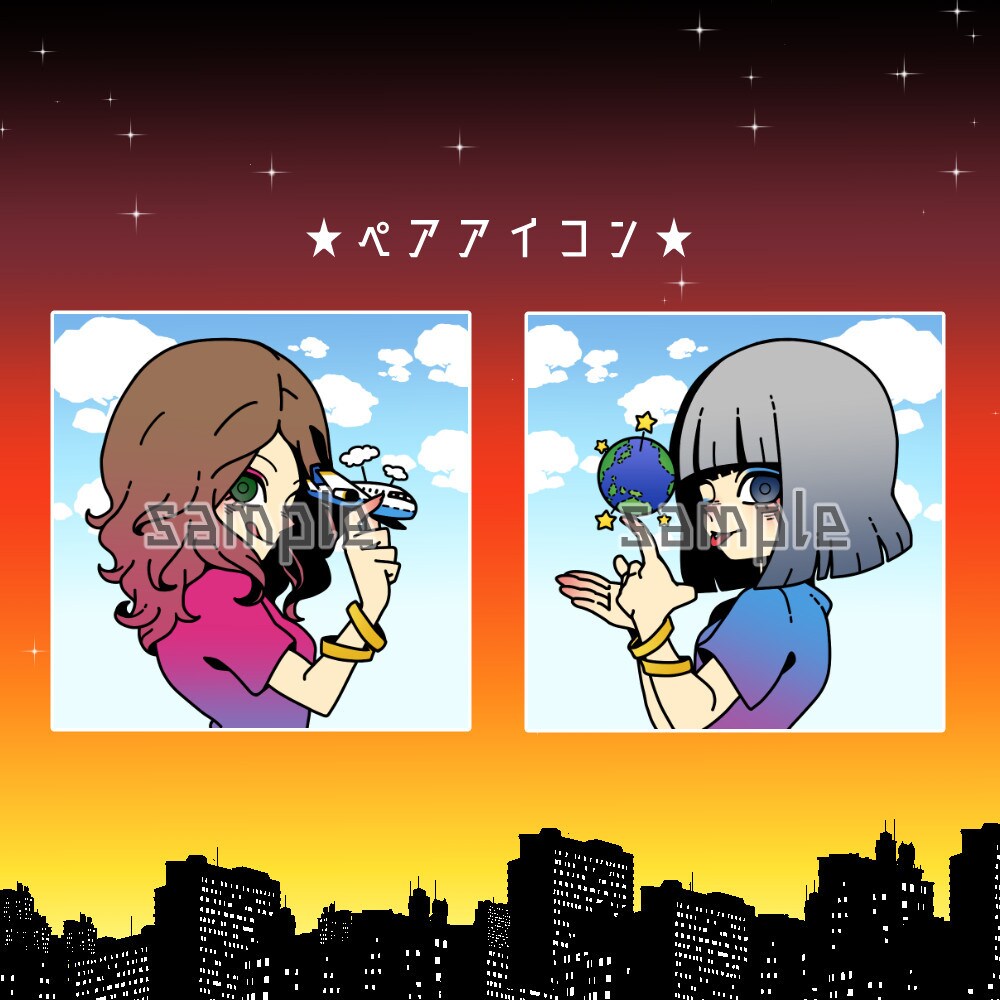 ポップなイラスト描きます ★デフォルメ強めの個性的なアイコンや待ち受け★ イメージ3