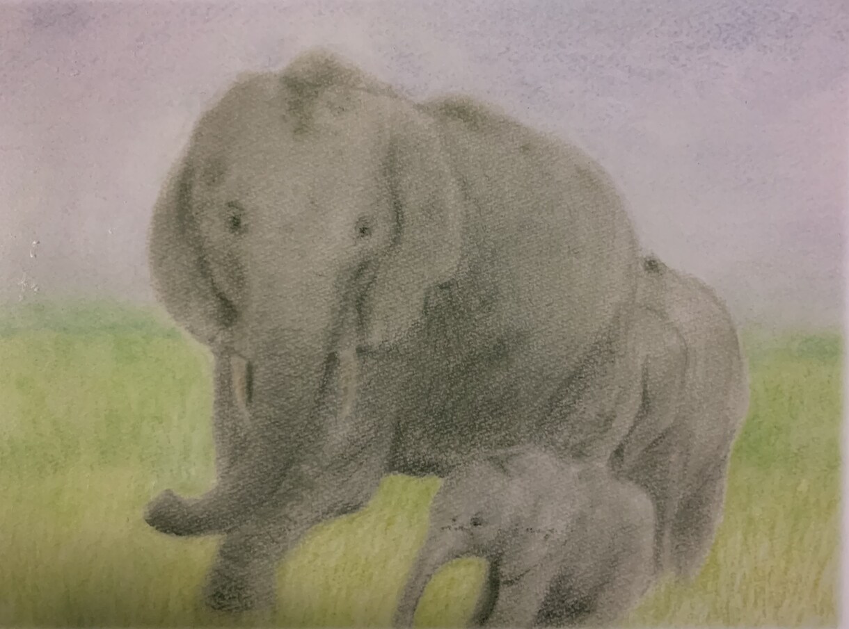 ハッピーな似顔絵絵画やイラストを制作いたします 気持ちを込めた絵に致します(^^)想像画、動物、似顔絵OK イメージ4