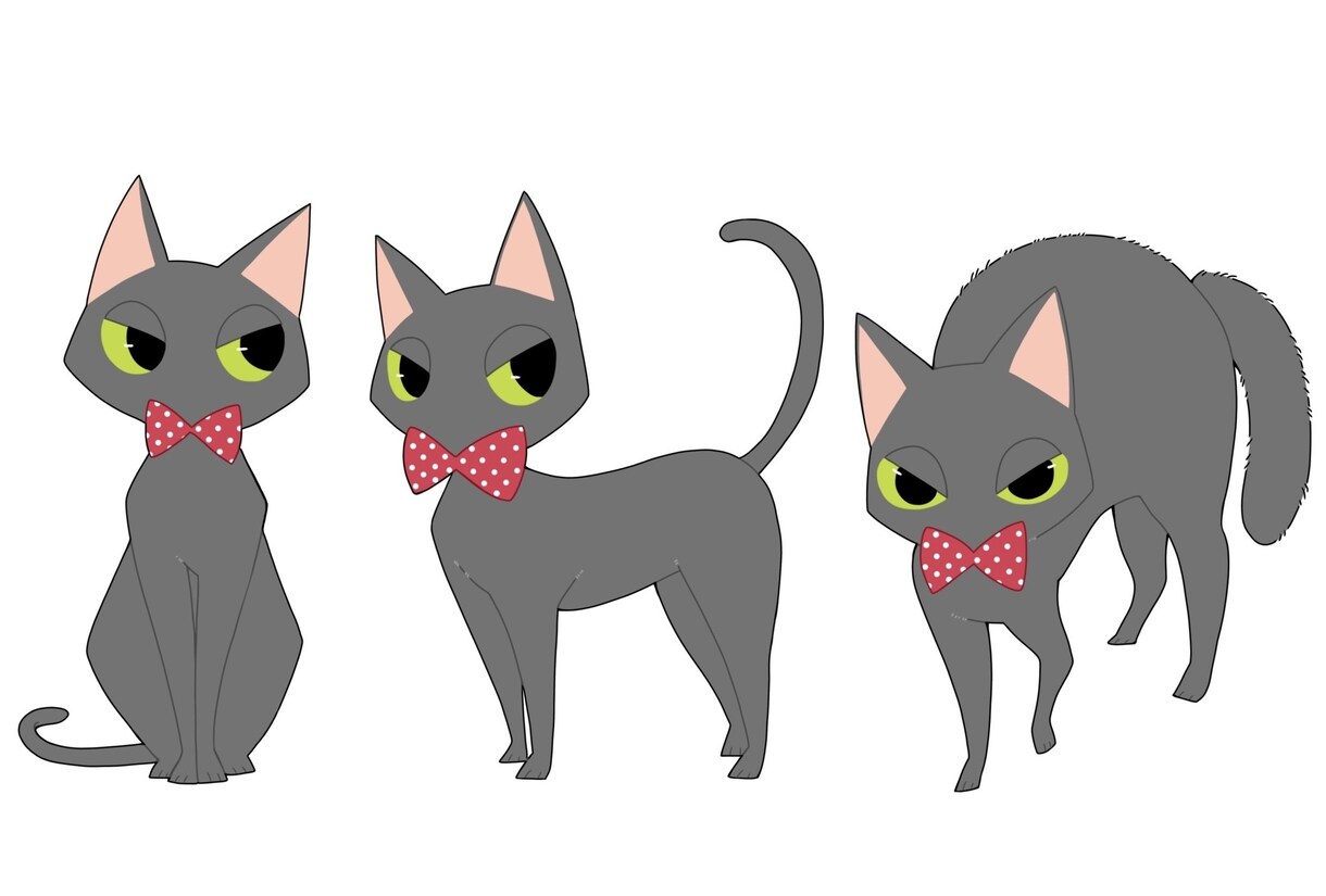 猫ちゃんのイラストお描きします 〜猫ちゃん好きのためのイラスト〜ラフ修正制限なしです イメージ7