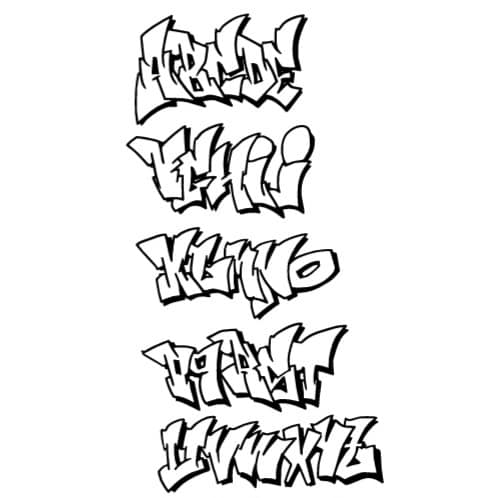 HIPHOP調の文字でロゴデザインします 自由なイメージを表現したい人へ イメージ3