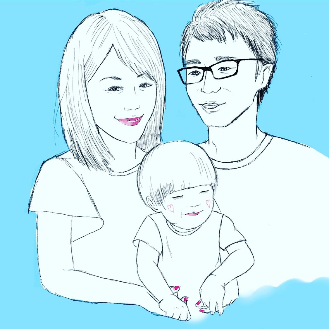 現役デザイナー似顔絵描きます 現役ファッションデザイナーがおしゃれ似顔絵描きます イメージ1