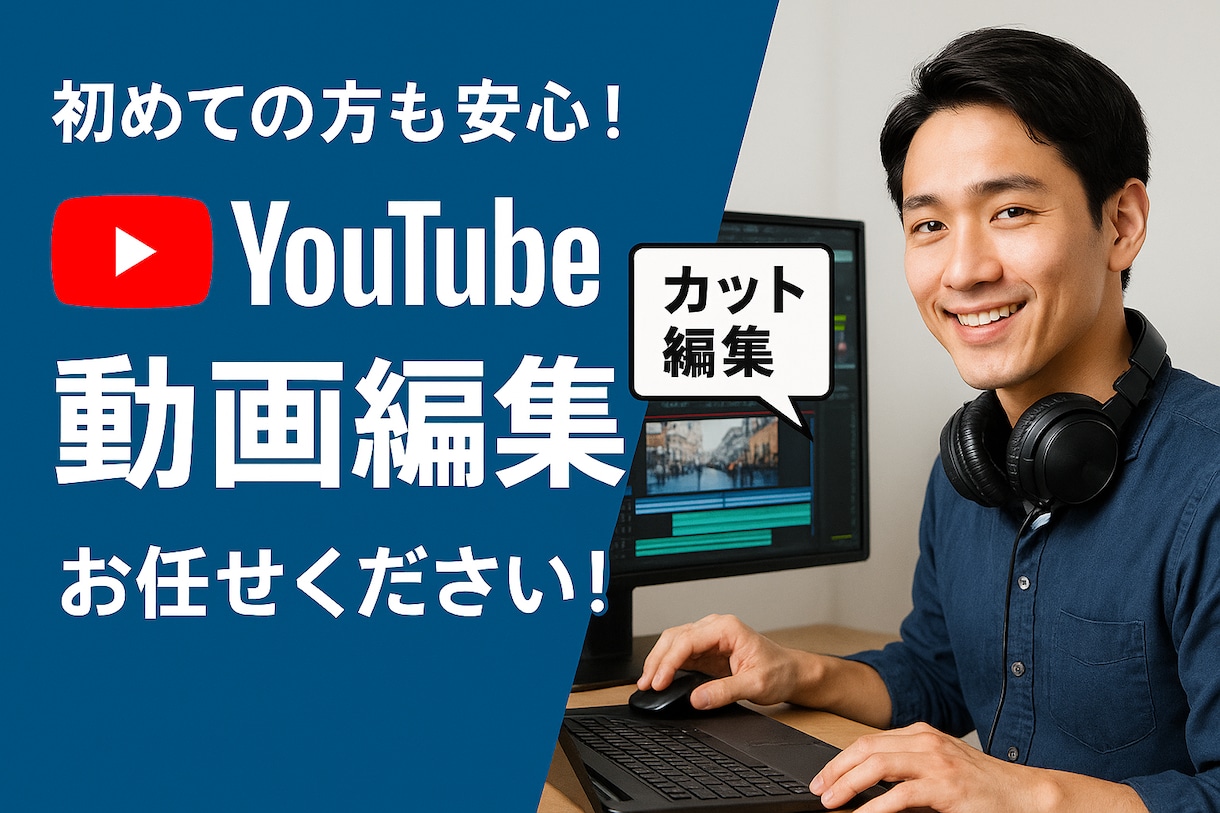 youtube編集承ります youtube編集ならお任せください！ イメージ1